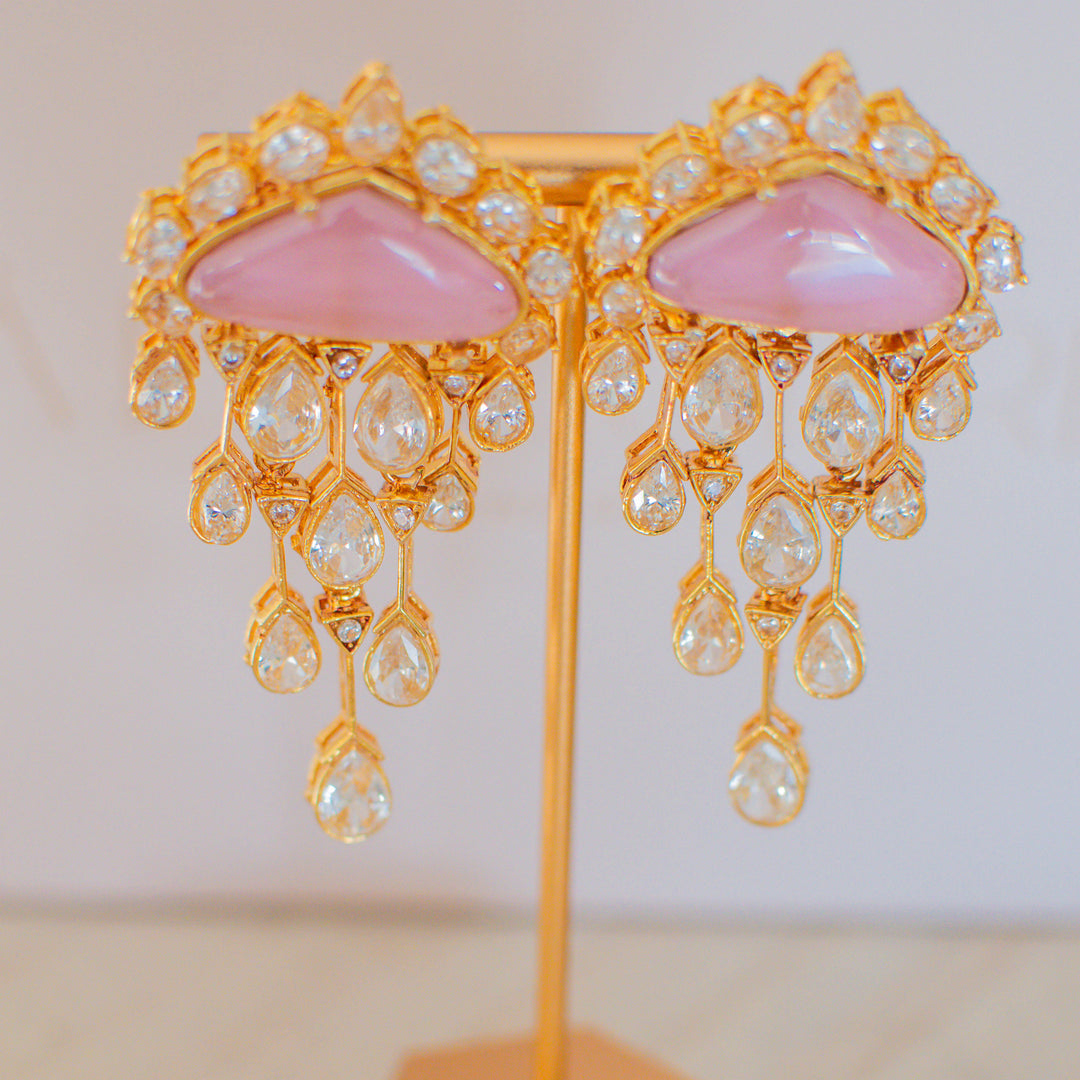 Remi Earrings - Soft Pink