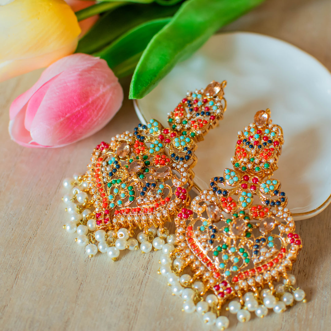Poonam Earrings - Available in 3 Colors