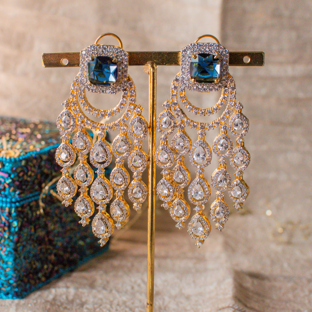 Nima Earrings Sapphire - Available in 2 Options