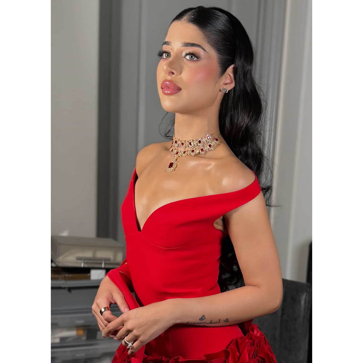 Hafeeza's Veena Look - Ruby