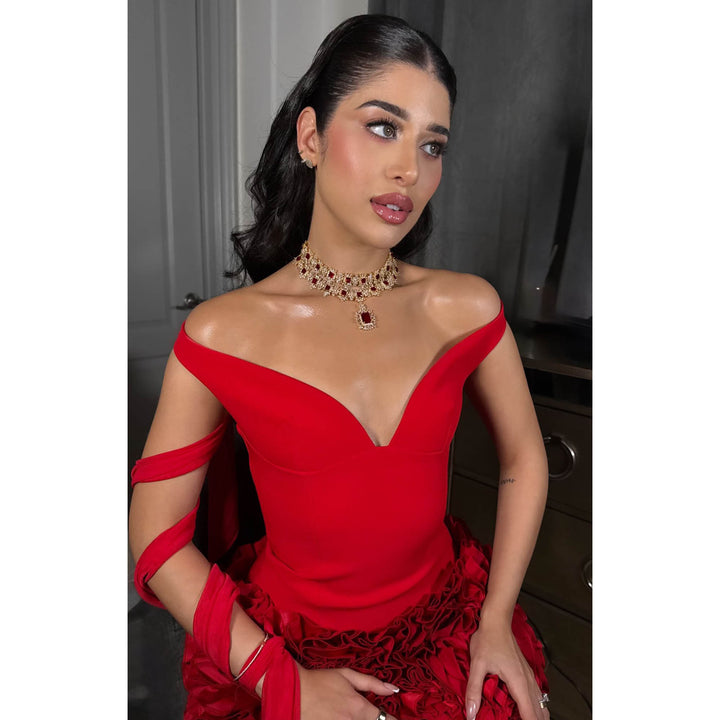 Hafeeza's Veena Look - Ruby