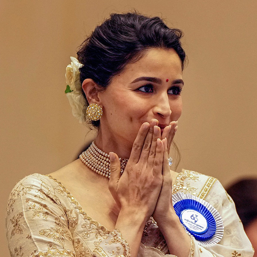 Alia's National Award Look
