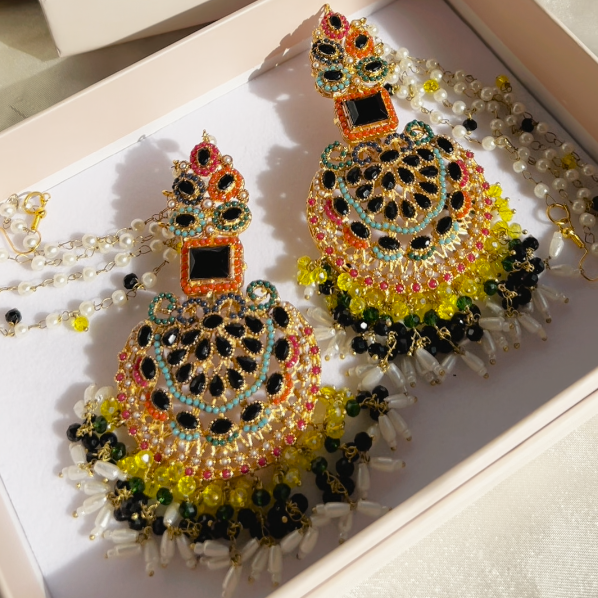 Samya Earrings - Black