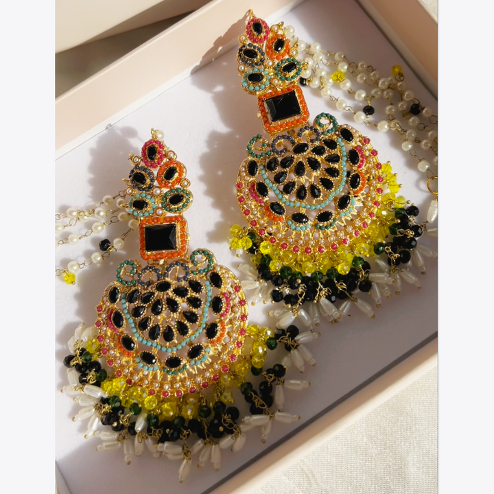 Samya Earrings - Black