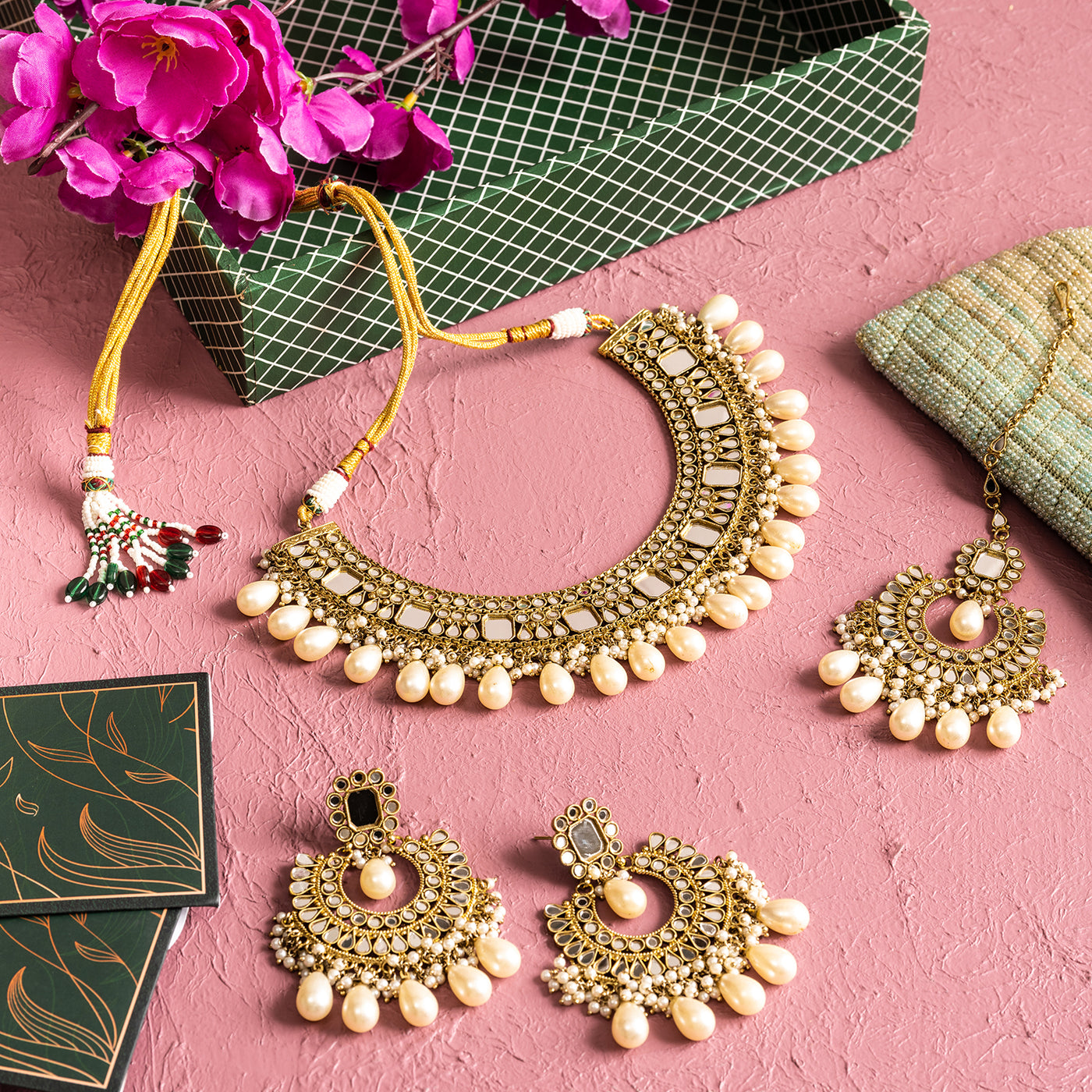 Evanah Set - Creme Pearl