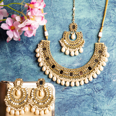 Evanah Set - Creme Pearl