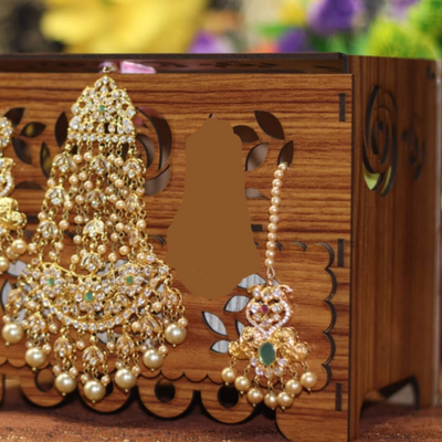 Custom Order - Sonakshi Teekah, Jhoomar & Nose Ring