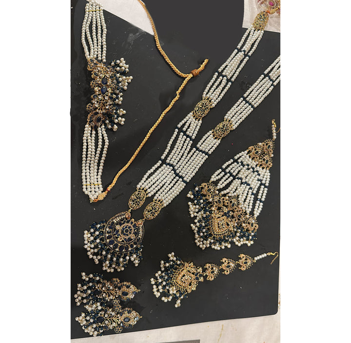 Ishmal Bridal Set - Blue Sapphire