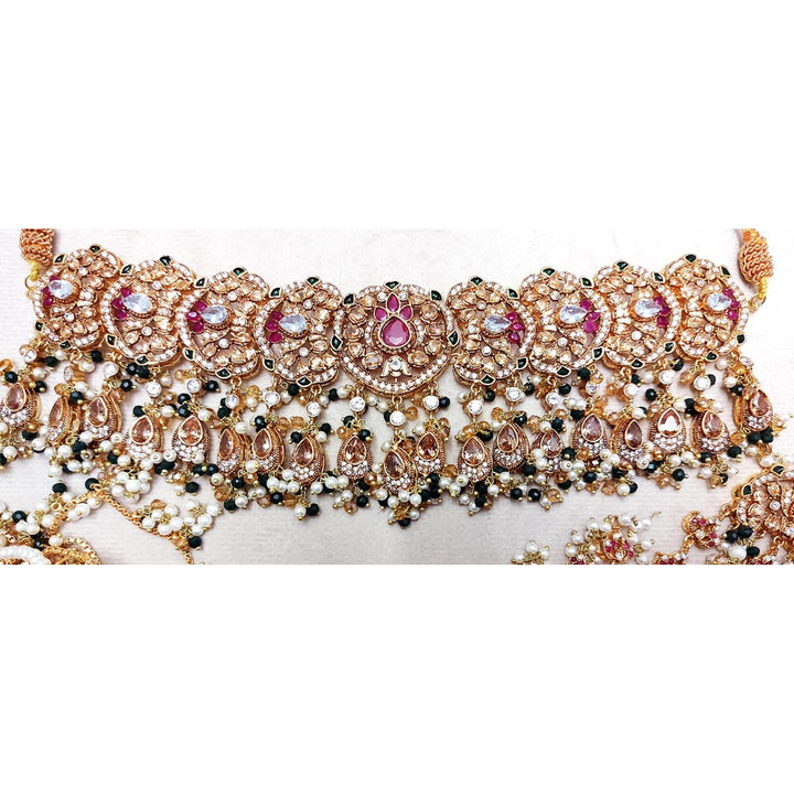 Zaresh Set Green Moti - Available in 2 Options