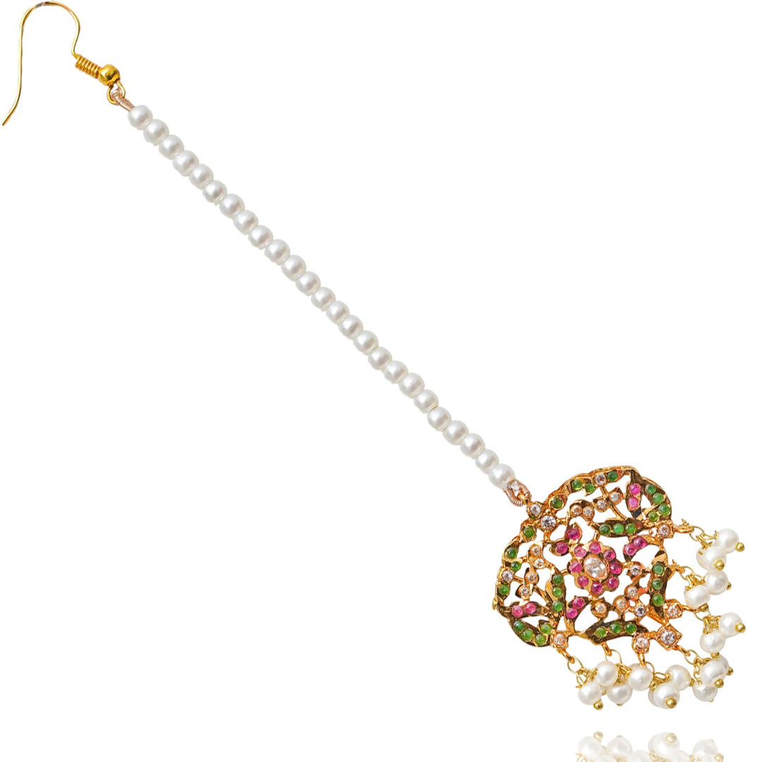 Divya Set - Ruby & Emerald