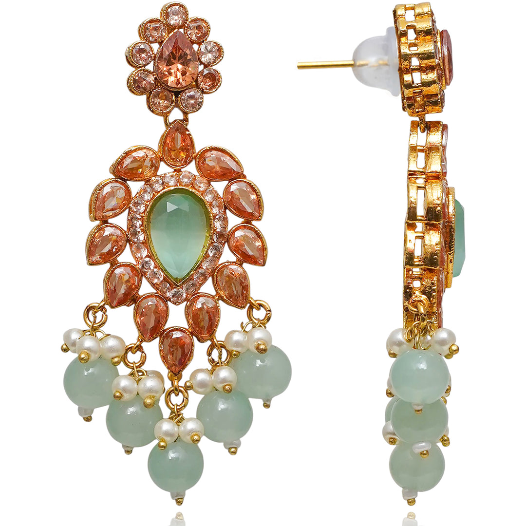 Ria Earrings & Teekah Set