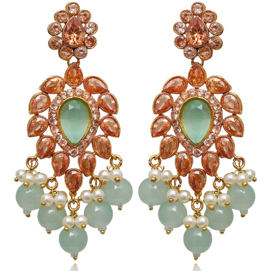 Ria Earrings & Teekah Set