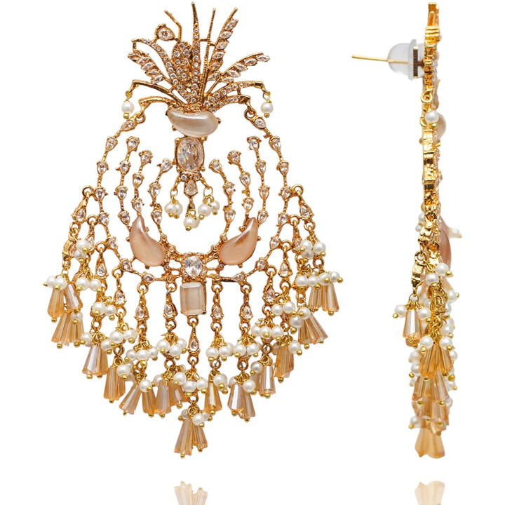 Ariana Earrings - Champagne