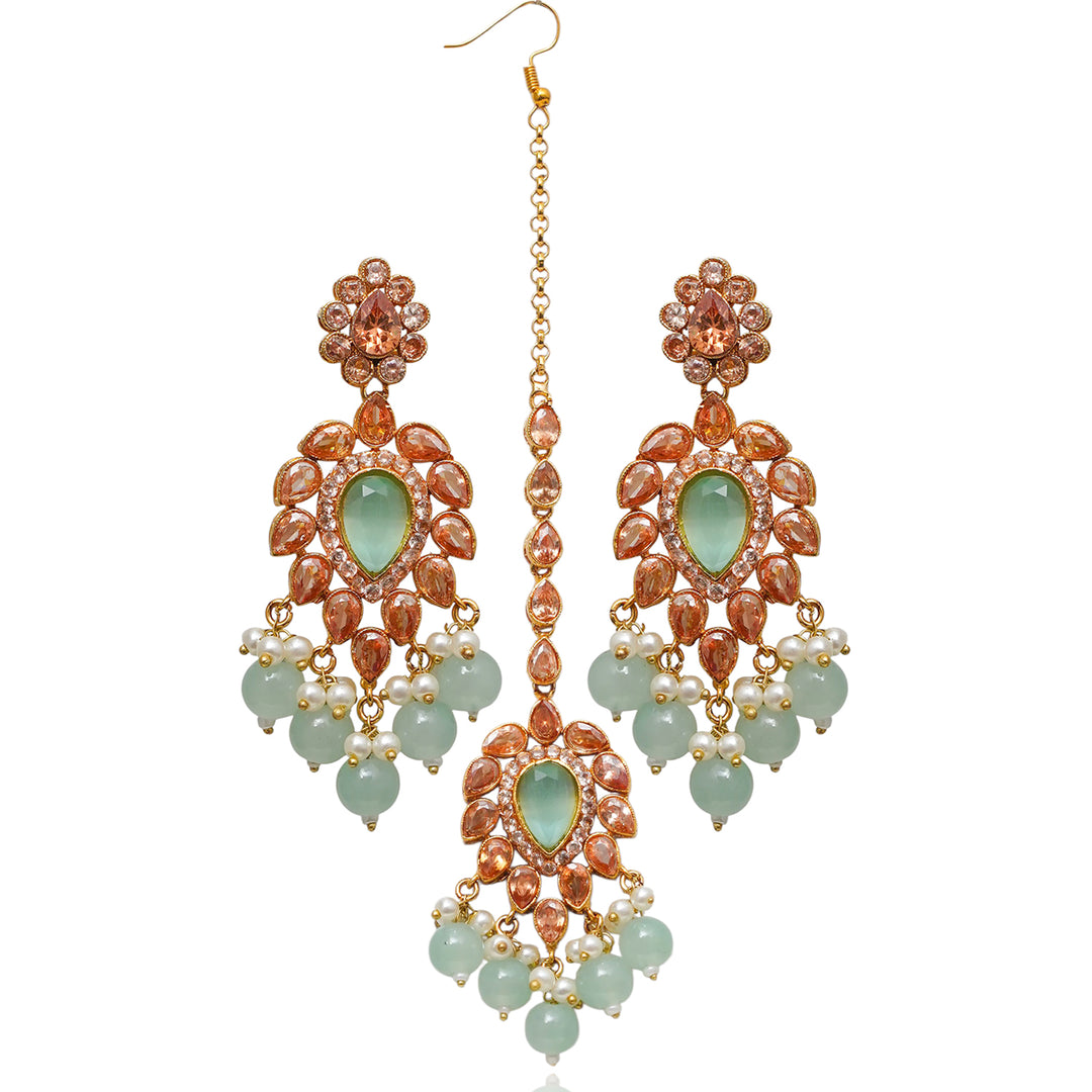 Ria Earrings & Teekah Set