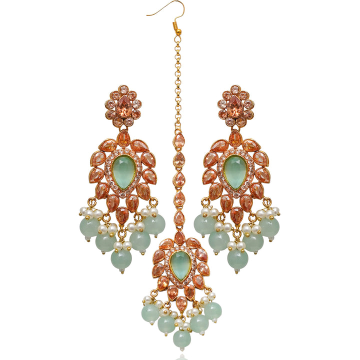 Ria Earrings & Teekah Set