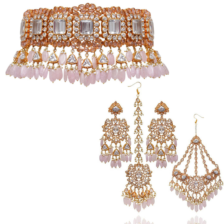 Kashvi Set Pink - Available in 2 Options