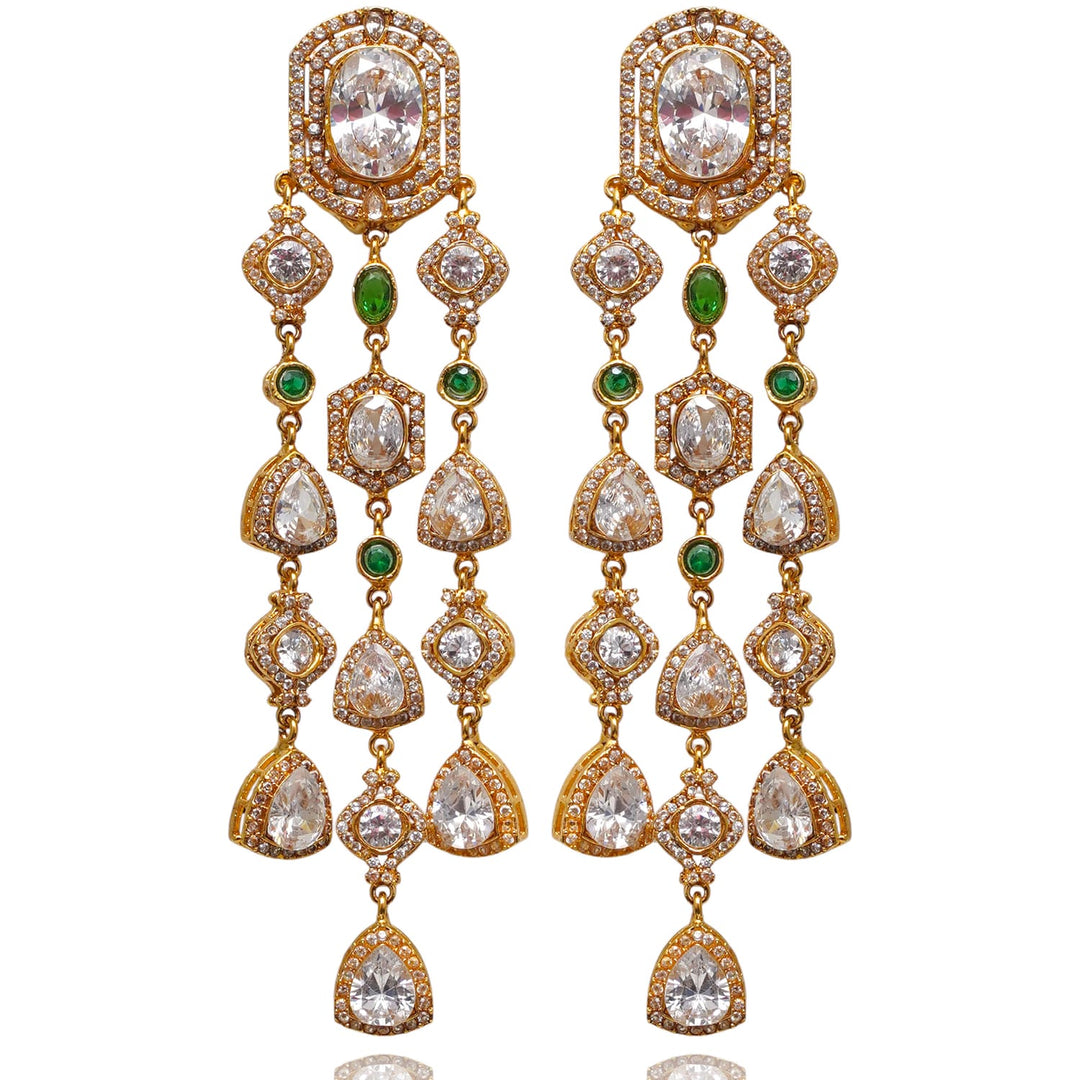 Fareeha Earrings - Gold