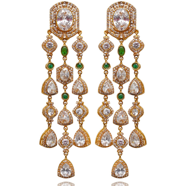Fareeha Earrings - Gold