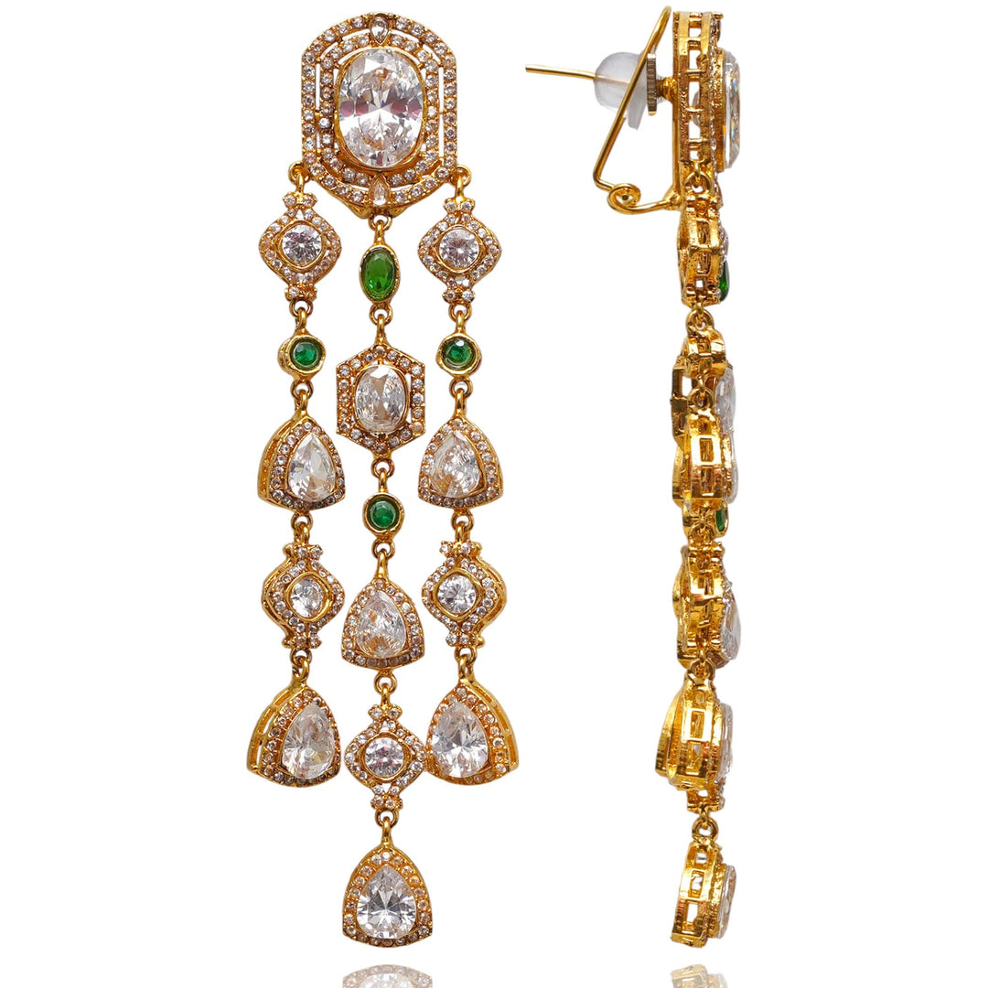 Fareeha Earrings - Gold