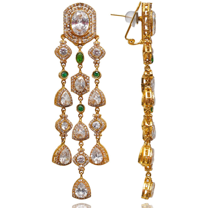 Fareeha Earrings - Gold