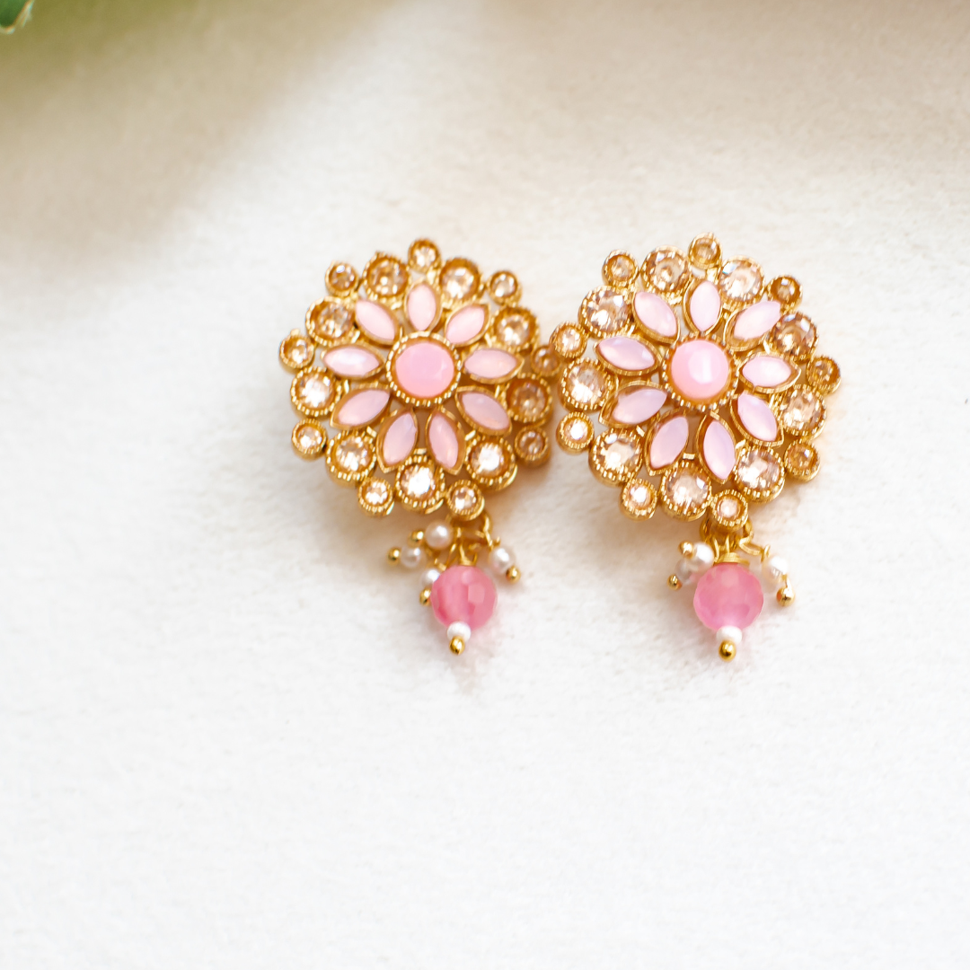 🎁 Avie Earrings - Pink (100% off)