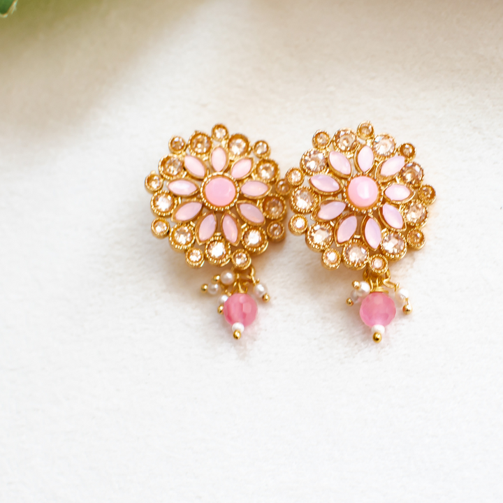 🎁 Avie Earrings - Pink (100% off)