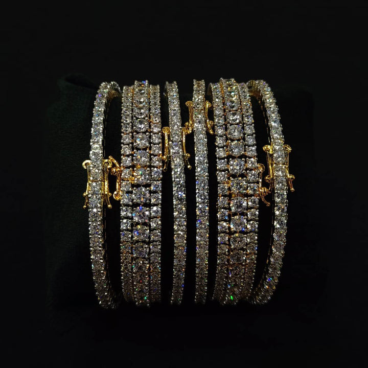 Abrish Bangles - Available in 2 Plating Options