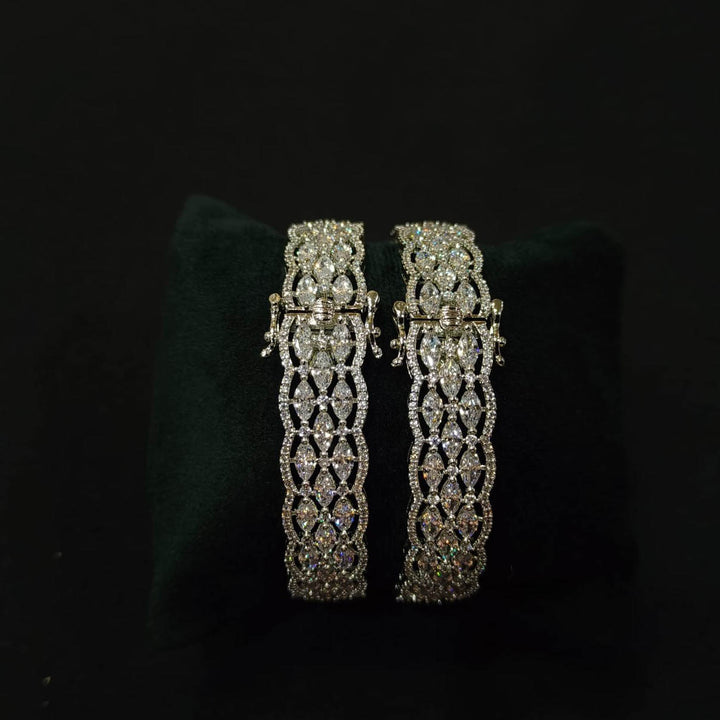 Maliha Bangles - Available in 2 Plating Options