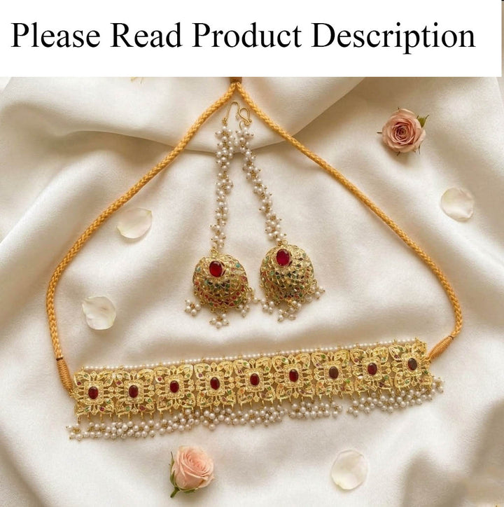 Reevah Choker Set With Studs