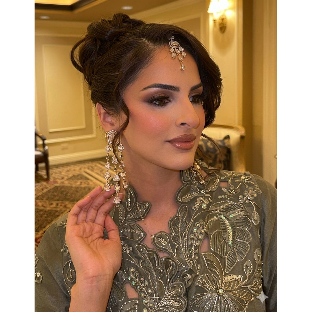 Hamda's Fareeha Earrings & Teekah Look