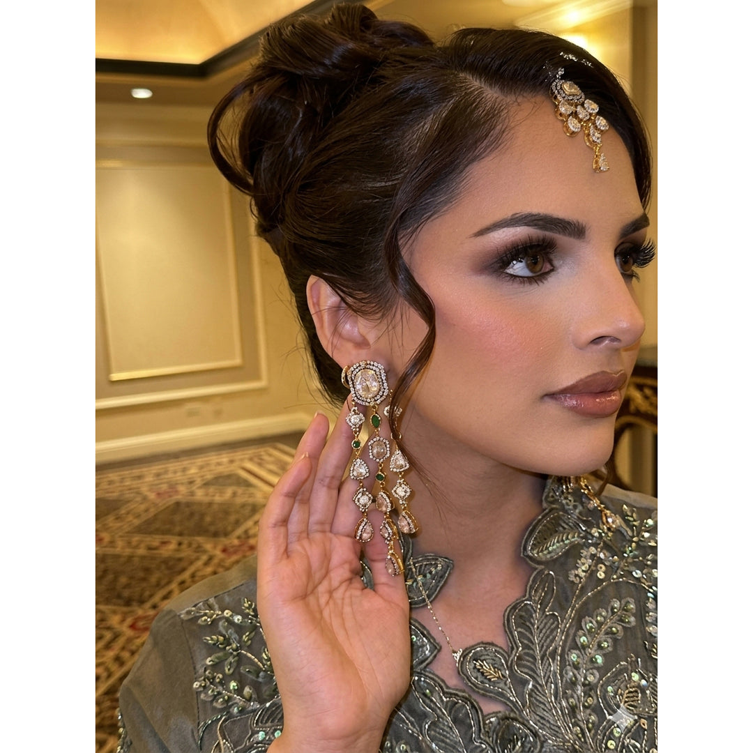 Hamda's Fareeha Earrings & Teekah Look