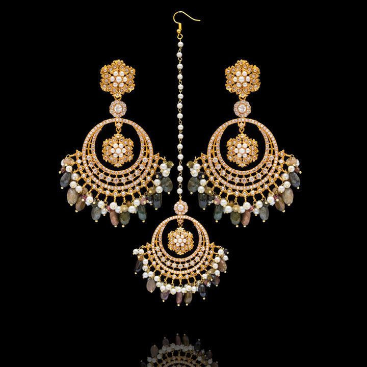 Insiya Earrings & Teekah Set