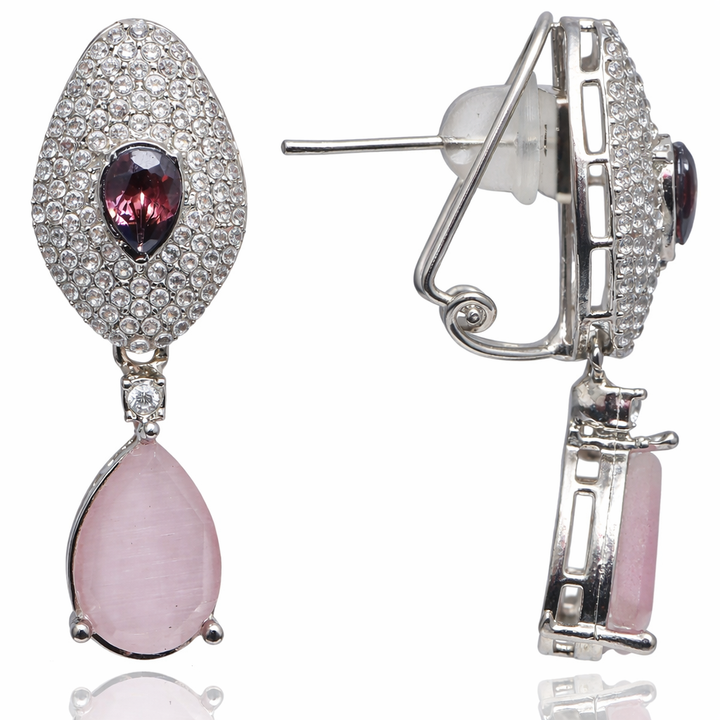 Kareena Kapoor Set Pink W/ Silver Plating
