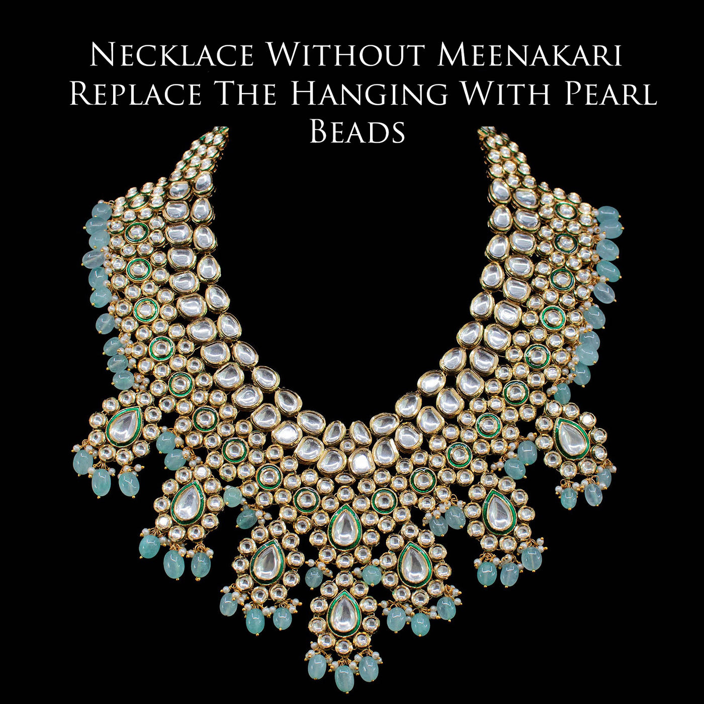 Custom Order - Siara Necklace W/o Meenakari