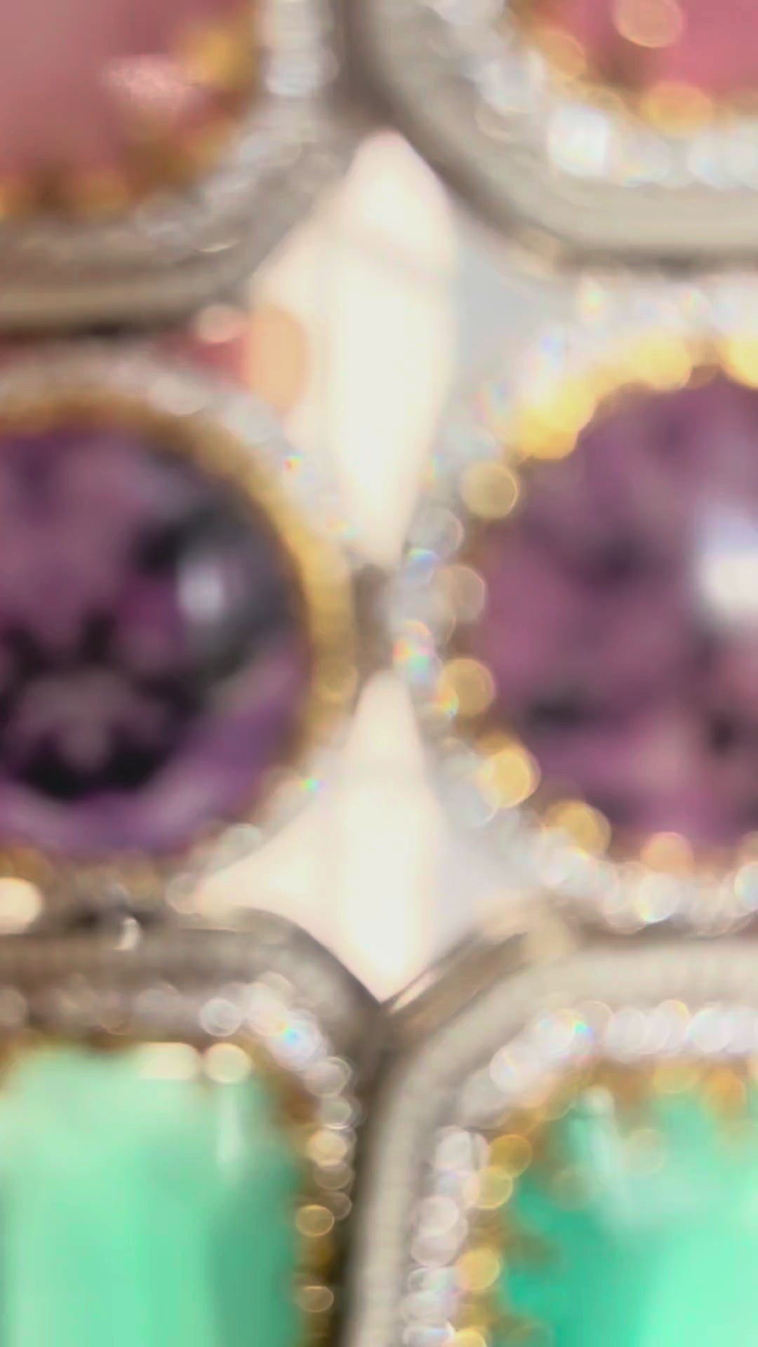 Myra Raindrop Bangles - Purple