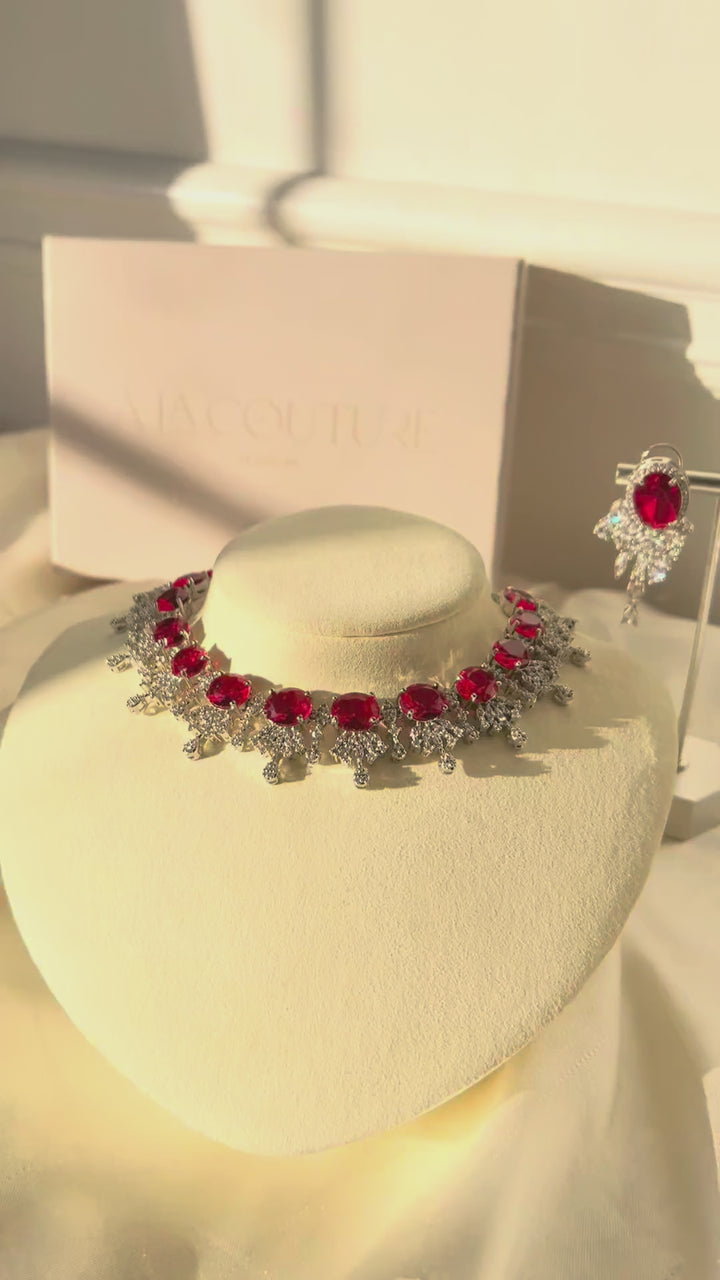 Vishali Set - Ruby