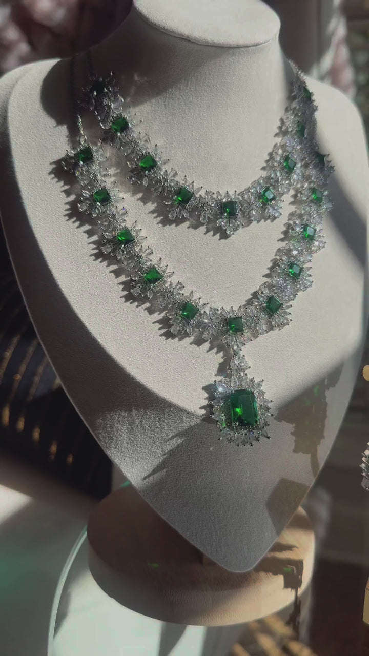 Veena Set - Emerald