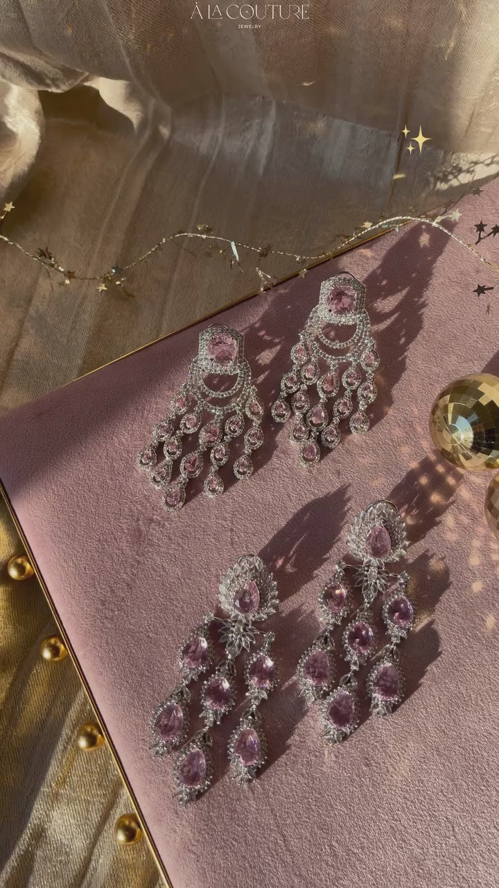 Nima Earrings - Pink