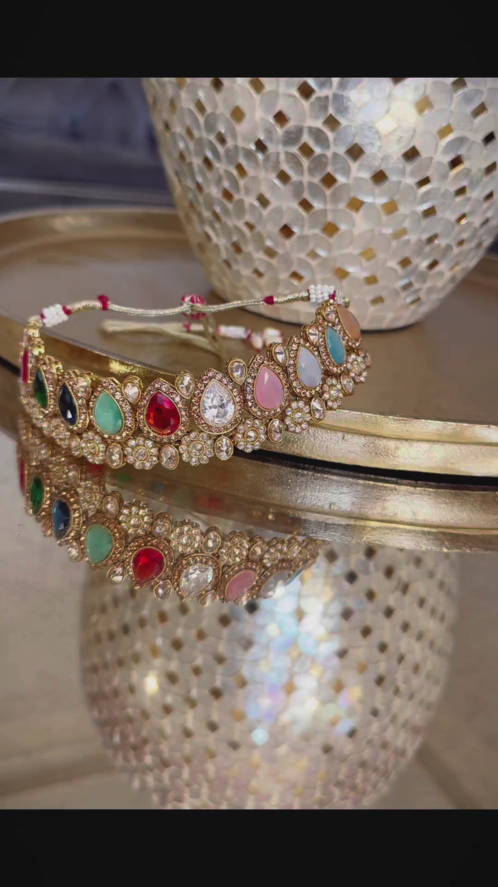 Waniya Choker Set - Multi