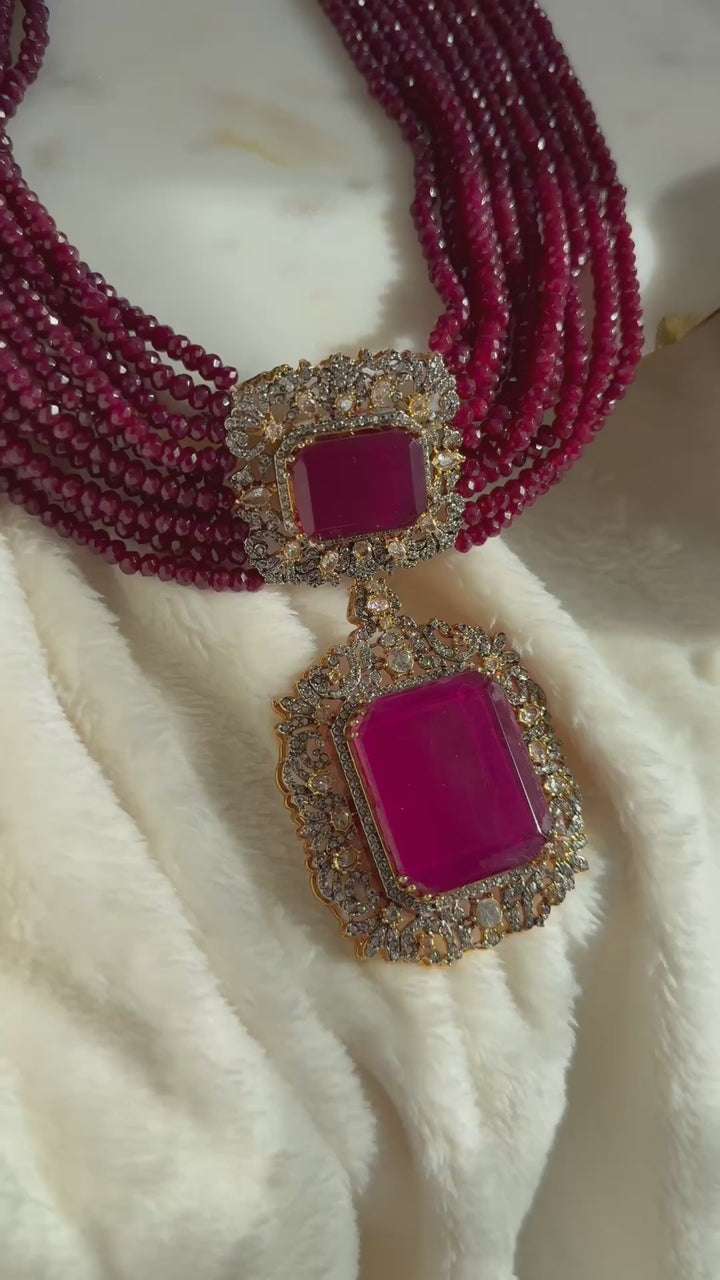 Sunita Set - Ruby