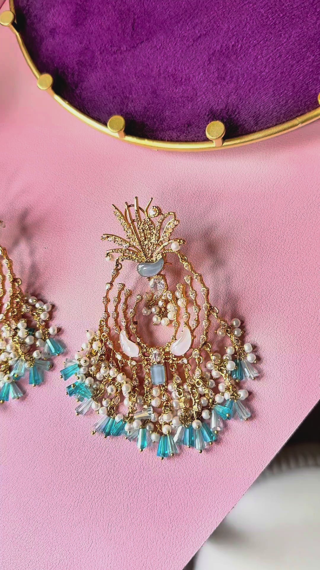 Ariana Earrings - Blue
