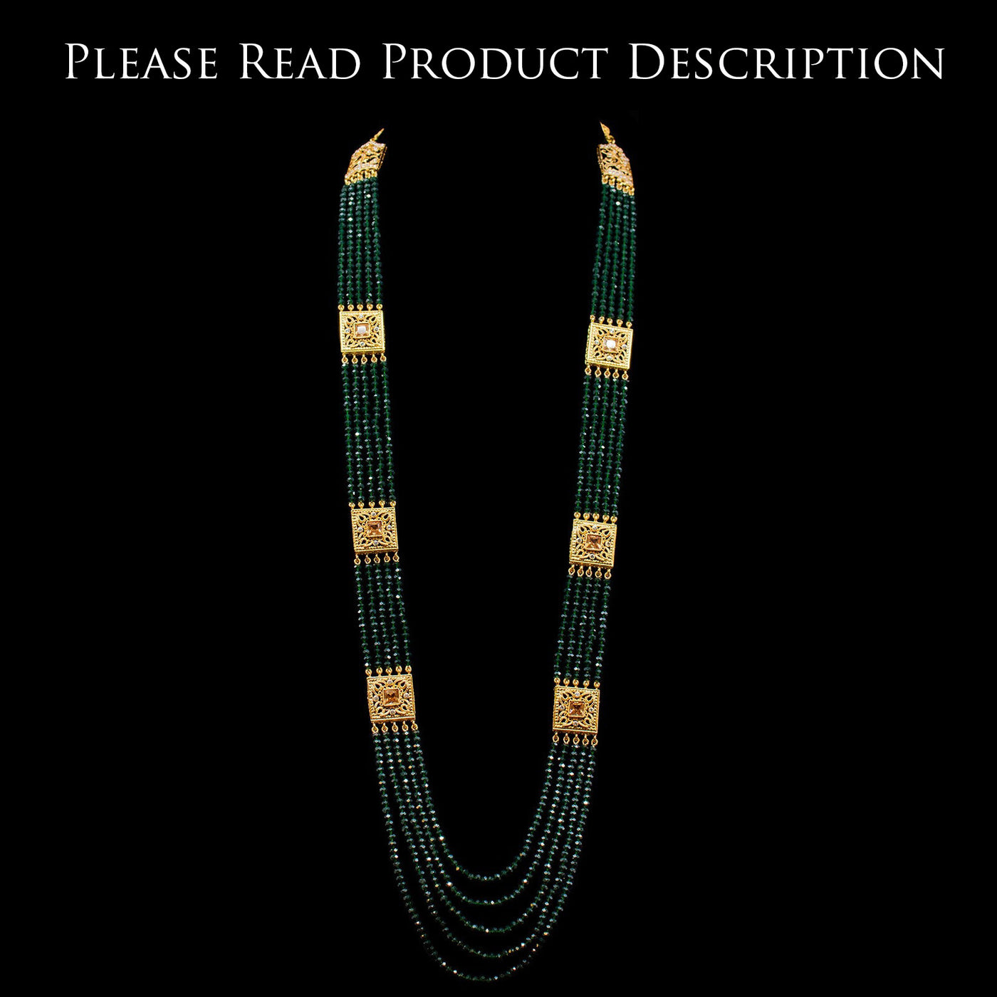 Custom Order Hamza Mala - Emerald
