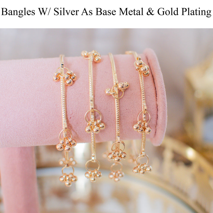 Custom Order Saumya Bangles W/ Silver As Base Metal - Available in 2 Options