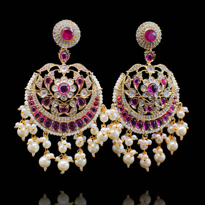 Shiza Set Ruby - Gold Plating