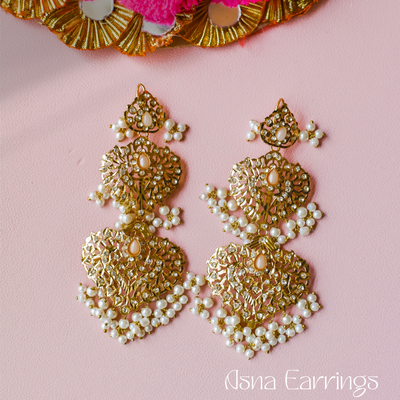 Asna Earrings - Pearl