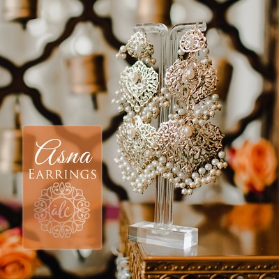 Asna Earrings - Pearl