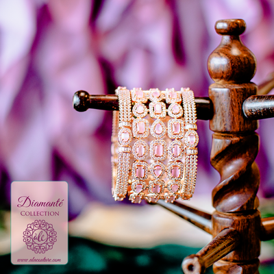 Abree Bangles - Pink