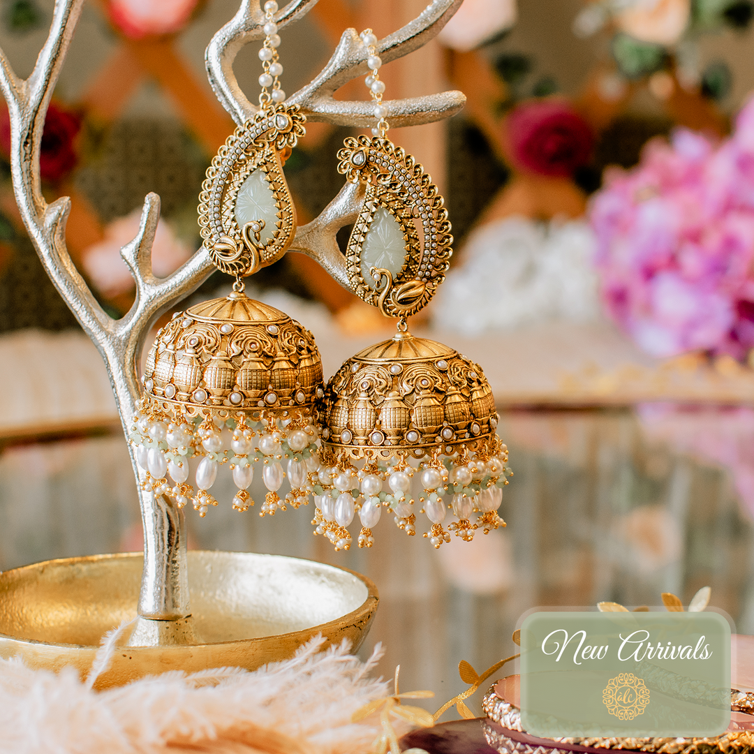 Laraib Earrings- Mint Green