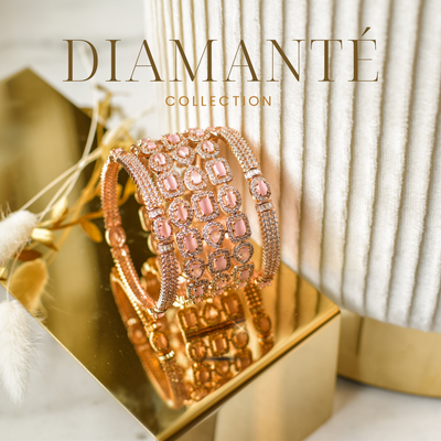 Abree Bangles - Pink