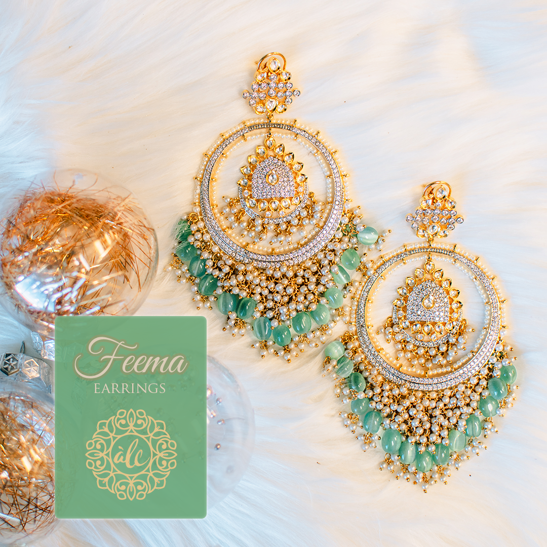 Feema Earrings - Turquoise
